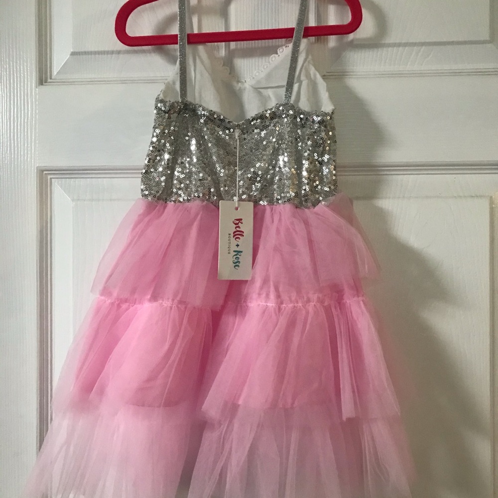 NWT girls’ tulle and sequins dress size 5